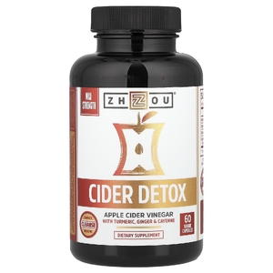 Zhou Nutrition, Cider Detox, 60 растительных капсул (Товар снят с продажи) 