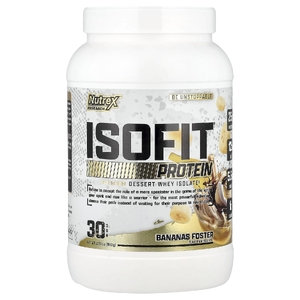 Nutrex Research, IsoFit Protein, протеин, со вкусом банана, 990 г (2,18 фунта) (Товар снят с продажи) 