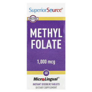 Superior Source, метилфолат, 1000 мкг, 60 таблеток
