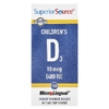 Superior Source, D3, для детей, 10 мкг (400 МЕ), 100 быстрорастворимых таблеток MicroLingual®