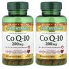 Nature's Bounty, коэнзим Q10, двойная упаковка, 200 мг, 2 флакона по 80 капсул быстрого высвобождения