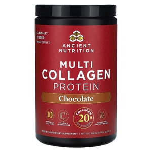 Ancient Nutrition, мультиколлагеновый комплекс с протеином, шоколад, 472 г (1,04 фунта)