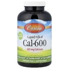 Carlson, Cal-600 с жидкостью, 600 мг, 250 мягких таблеток