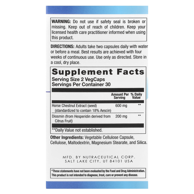 BodyGold, Venastat®, 60 растительных капсул