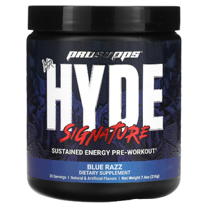ProSupps, Mr. Hyde, фирменный предтренировочный комплекс для поддержания уровня энергии, со вкусом голубой малины, 216 г (7,6 унции)