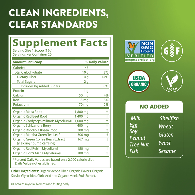 MRM Nutrition, Органическое средство перед тренировкой, островной фьюжн, 8,5 унций (240 г)