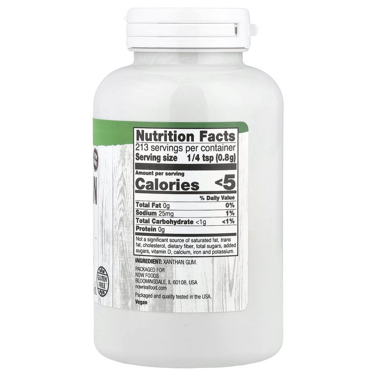 NOW Foods, ксантановая камедь в порошке, 170 г (6 унций)