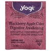Yogi Tea, Пробуждение пищеварения, чай без кофеина с ежевикой и яблочным сидром, 16 чайных пакетиков, 29 г (1,02 унции)