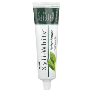 NOW Foods, Solutions, зубная паста-гель XyliWhite™, освежающая мята, 181 г (6,4 унции)
