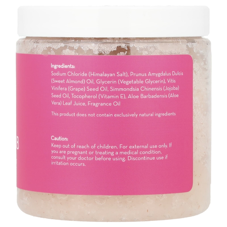 Pure Body Naturals, скраб с гималайской розовой солью, 340 г (12 унций)