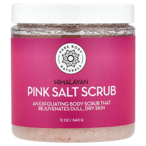 Pure Body Naturals, скраб с гималайской розовой солью, 340 г (12 унций)