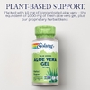 Solaray, True Herbs, гель алоэ вера (Aloe vera), 10 мг, 100 растительных капсул