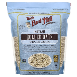 Bob's Red Mill, Овсяные хлопья быстрого приготовления, цельнозерновые, 907 г (32 унции)
