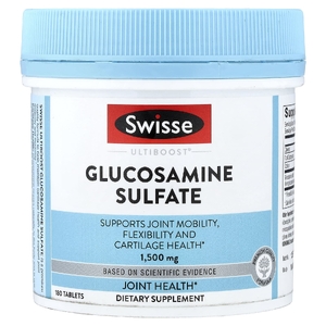 Swisse, Ultiboost® сульфат глюкозамина, 1500 мг, 180 таблеток