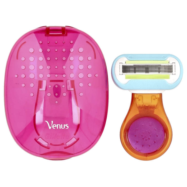 Gillette, Venus, Snap with Avec, Extra Smooth, 1 бритва, 1 картридж, 1 компакт