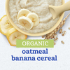 Gerber, Organic for Baby, Grain & Grow™, 2nd Foods®, овсяная и банановая хлопья, 227 г (8 унций)