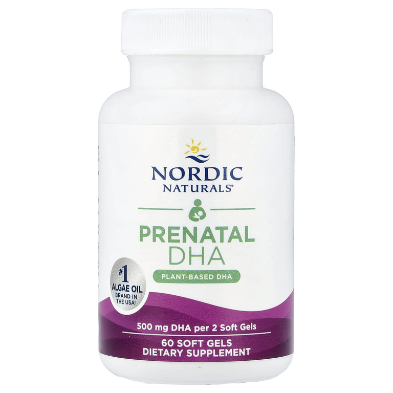 Nordic Naturals, пренатальная ДГК, 60 капсул (250 мг в 1 капсуле)