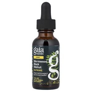 Gaia Herbs, Полынь, черный орех, экстракт 1 жидких унции (30 мл)