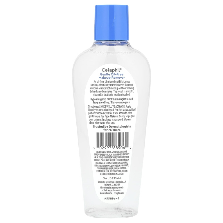 Cetaphil, Нежное средство для снятия макияжа, 177 мл (6 жидк. Унций)