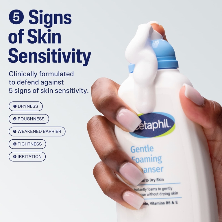Cetaphil, нежная очищающая пенка, для нормальной и сухой кожи, 237 мл (8 жидк. унций)