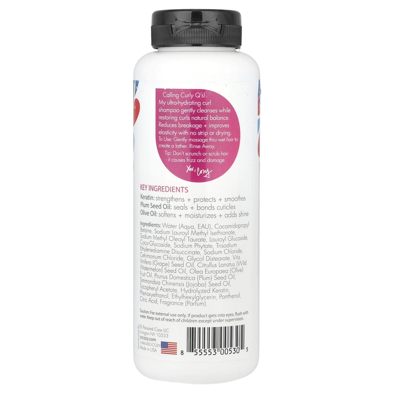 SoCozy, Kids, Curl Shampoo, шампунь для детей, ультраувлажнение и очищение, 311 мл (10,5 жидк. унции)