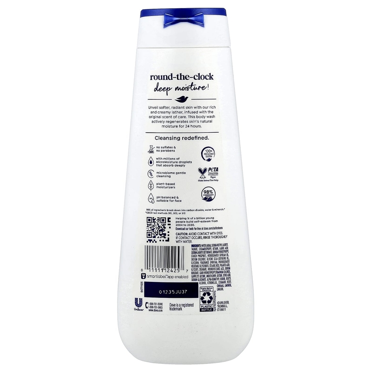Dove, Питательный гель для душа Deep Moisture, 650 мл