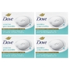Dove, мыло для красоты, сенситивный, без отдушки, 4 батончика, 3,75 унции (106 г) в одном