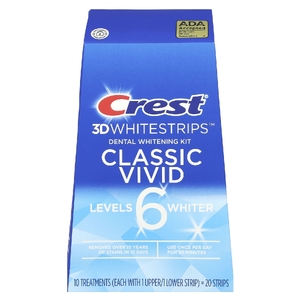 Crest, 3D Whitestrips™, набор для отбеливания зубов, классический, 20 полосок