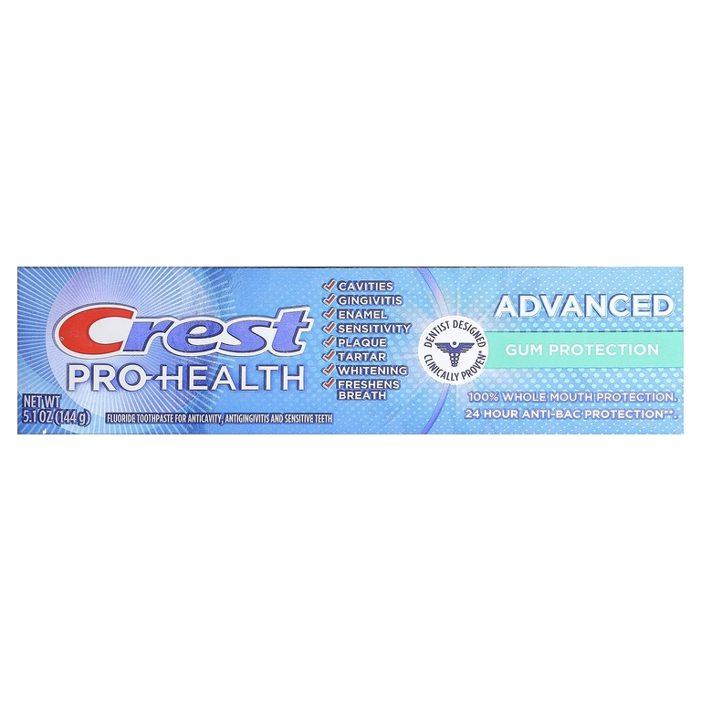 Crest, Pro Health,  улучшенная зубная паста с фторидом, защита десен, 144 г (5,1 унции)