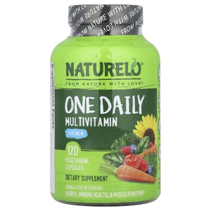 NATURELO, мультивитамины для мужчин, для ежедневного применения, 120 вегетарианских капсул