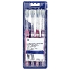 Oral-B, Улучшенная зубная щетка, среднего размера, 4 шт. В упаковке
