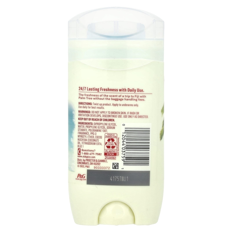Old Spice, Дезодорант, фиджи с пальмой, 85 г (3 унции)