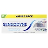 Sensodyne, Отбеливающая зубная паста с фтором, двойная упаковка, 2 тюбика по 113 г (4 унции)