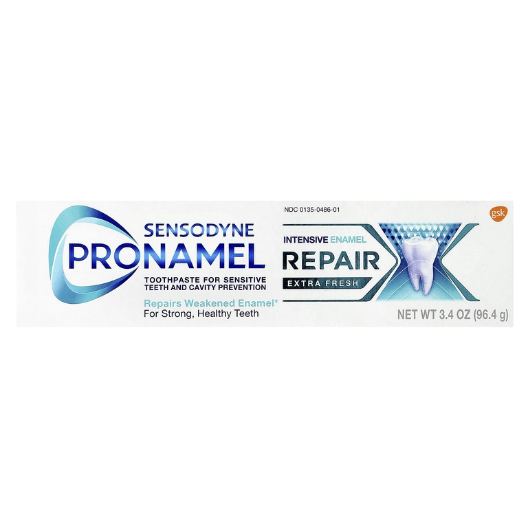 Sensodyne, ProNamel, зубная паста для интенсивного восстановления эмали, экстрасвежесть, 96,4 г (3,4 унции)