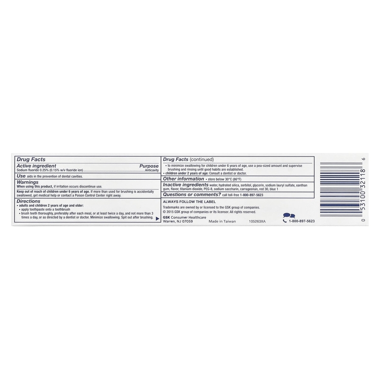 Aquafresh, Зубная паста с фтором Triple Protection®, защита кариеса, холодная мята, 158,8 г (5,6 унции)
