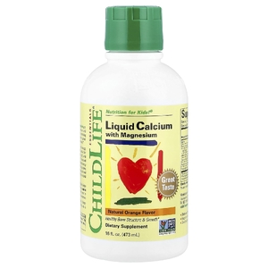 ChildLife Essentials, жидкий кальций с магнием, с натуральным апельсиновым вкусом, 474 мл (16 жидк. унций)