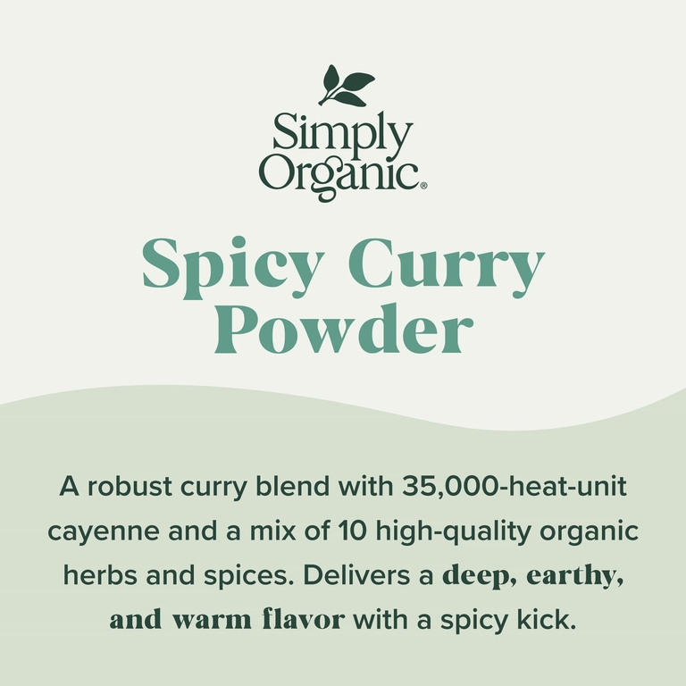 Simply Organic, Острый порошок карри, 79 г