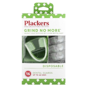 Plackers, Grind No More, одноразовые капы, 16 шт.