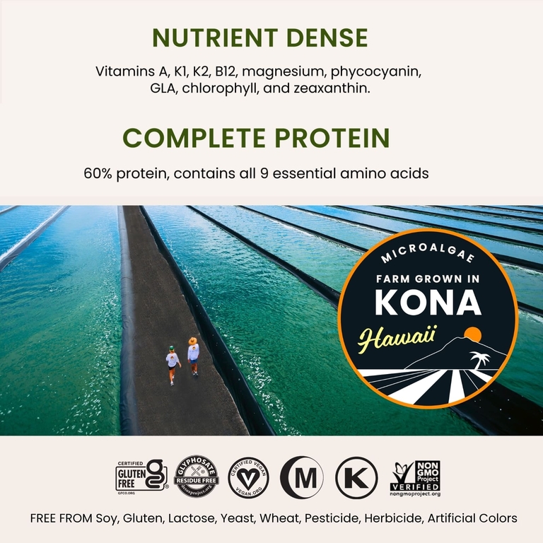 Nutrex Hawaii, Pure Hawaiian Spirulina®, 500 мг, 200 таблеток