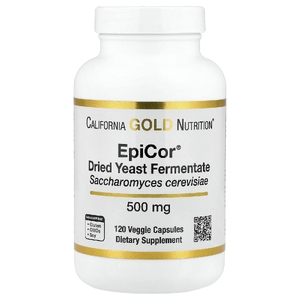 California Gold Nutrition, Epicor®, сухой дрожжевой ферментат, 500 мг, 120 растительных капсул