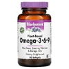 Bluebonnet Nutrition, растительные омега-3-6-9 кислоты, 90 мягких желатиновых капсул