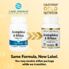 California Gold Nutrition, добавка с ацидофильными лактобактериями и бифидобактерями, смесь пробиотиков с ацидофильными лактобактериями, бифидобактериями лактис и бифидобактериями лонгум, 60 вегетарианских капсул