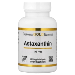 California Gold Nutrition, астаксантин, 10 мг, 120 вегетарианских капсул