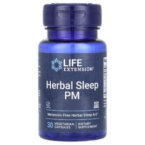 Life Extension, Herbal Sleep PM, 30 вегетарианских капсул (Товар снят с продажи) 