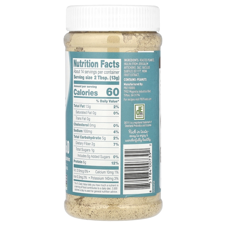 PB2 Foods, The Original PB2, арахисовый порошок с пре- и пробиотиками, 184 г (6,5 унции)