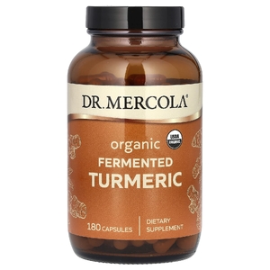 Dr. Mercola, Ферментированная куркума, 180 капсул