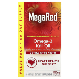 Schiff, MegaRed®, масло криля с омега-3, 1000 мг, 60 капсул