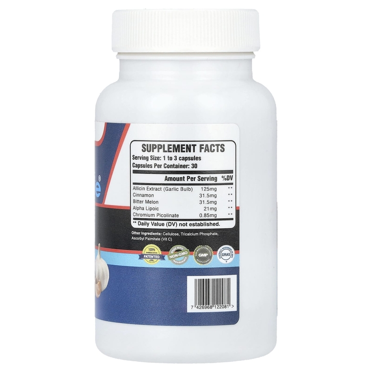 Allimax, VolDox, Diabalife®, аллицин, 30 вегетарианских капсул (Товар снят с продажи) 