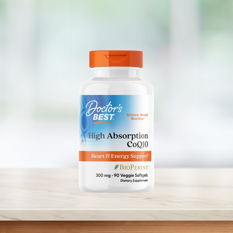 Doctor's Best, легкоусвояемый коэнзим Q10, 300 мг, 90 растительных капсул