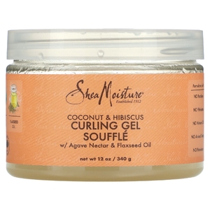 SheaMoisture, гель-суфле для вьющихся волос с кокосом и гибискусом, 340 г (12 унций)